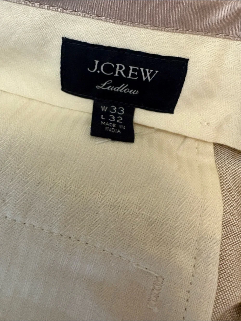 The Ludlow Slim-fit Suit Pant in Portuguese Cotton Oxford by J.Crew 33x32